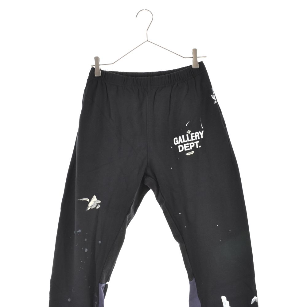 GALLERY DEPT. (ギャラリーデプト) 20AW Flare Painted Sweat Pants ペイント加工フレアスウェットパンツ  ブラック スウェットパンツ - メルカリ