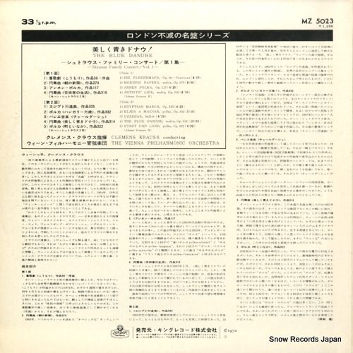 レコード】クレメンス・クラウス シュトラウス・ファミリー