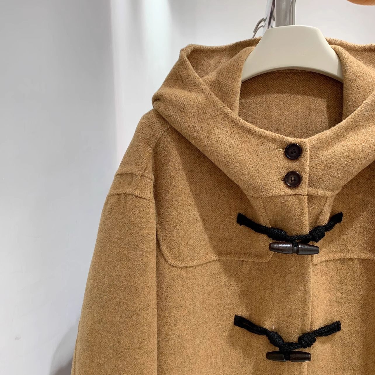 ダッフルコート レディース コート ウールコート 厚手 フード付き アウター ダッフル ショート丈 カジュアル 通勤 大人 かわいい 保温 高校生 中学生 通学 ミディアム丈 暖かい クリスマス プレゼントnuanta07 DZ30 SIROKUMA-CORPORATION_COM