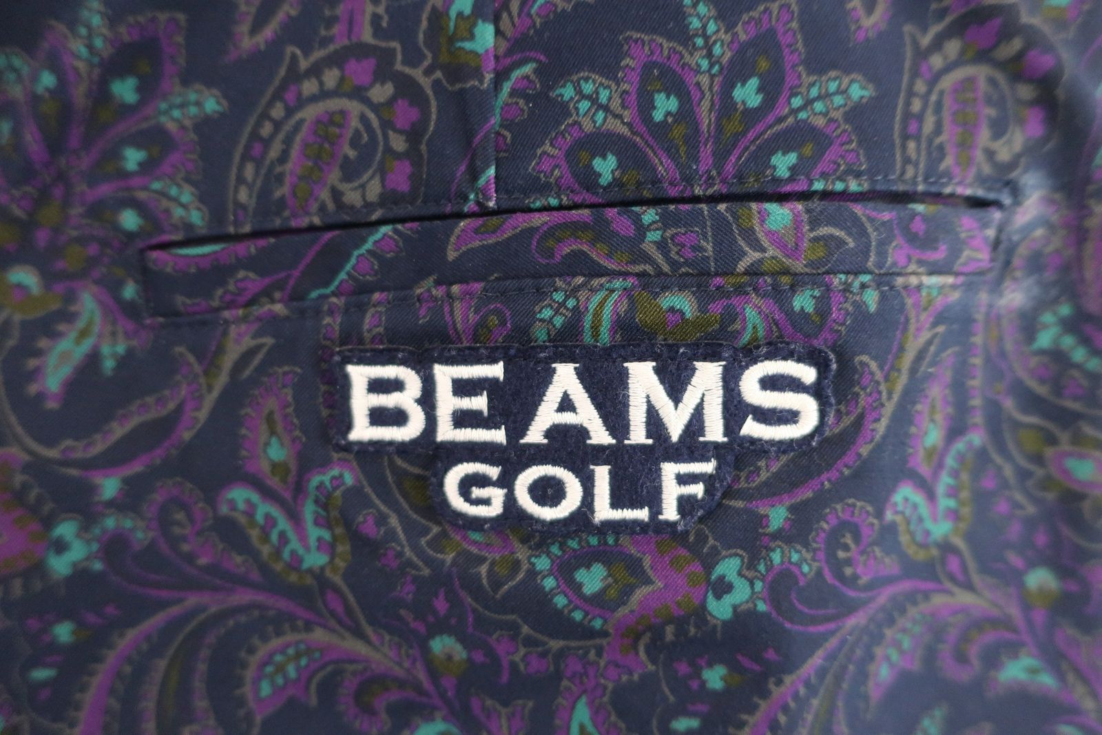 美品】BEAMS GOLF(ビームスゴルフ) スカート ネイビーペイズリー