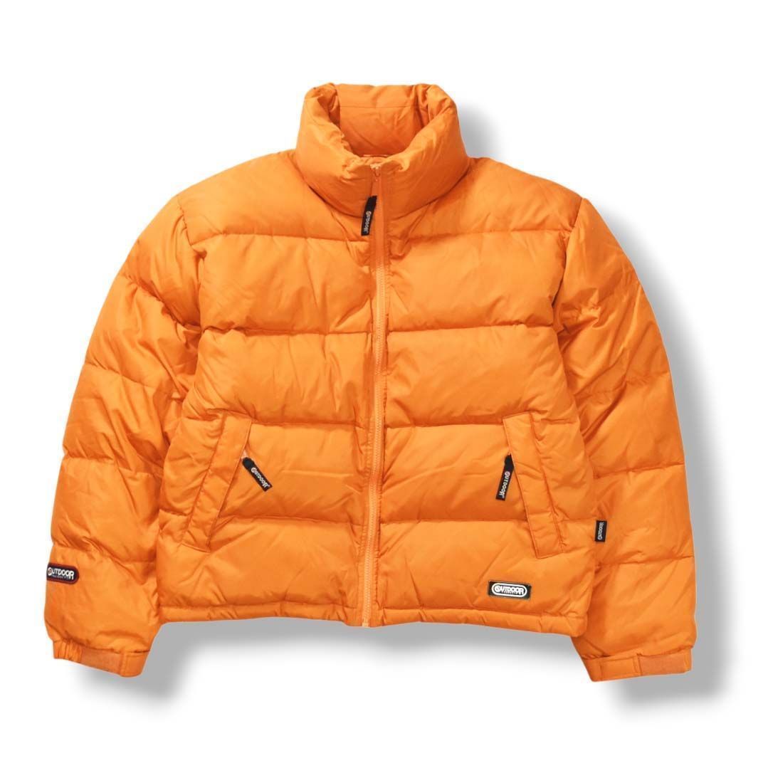 肉厚 ダウンジャケット マルチカラー Mサイズ 90s 青 SKATEPARK 90年代 カベラス Cabelas キルティング グースダウンジャケット メンズ