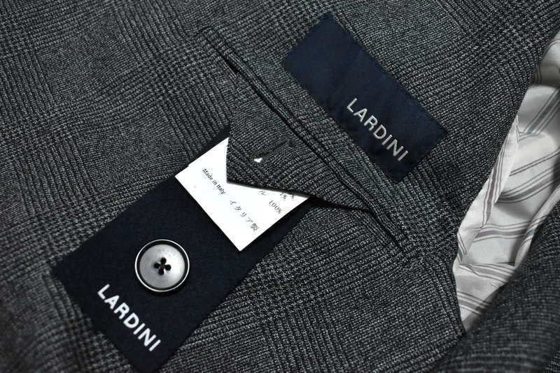 LARDINI ラルディーニ Tessuto Esclusivo ウール ダブルスーツ 48 定価
