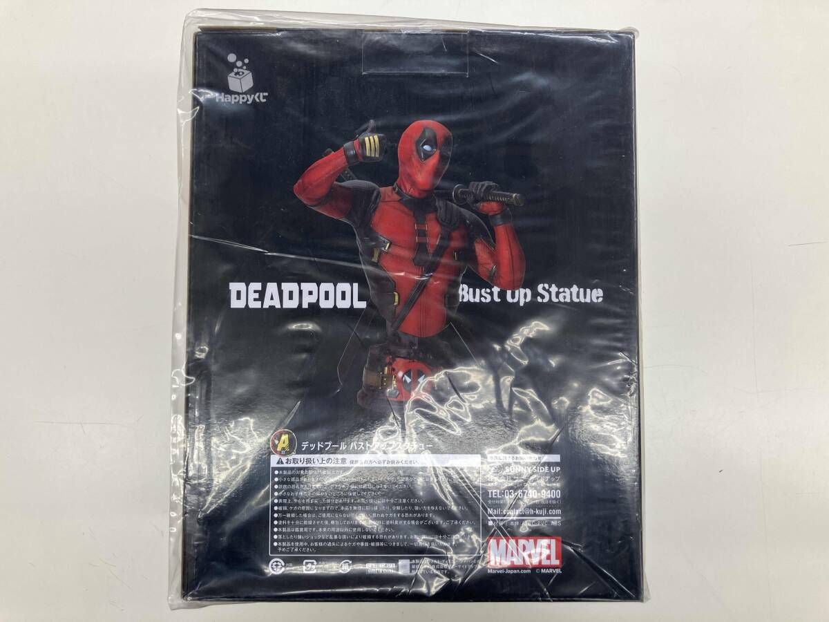 A賞 デッドプｰル バストアップスタチュｰ Happyくじ MARVEL