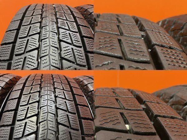 DUNLOP WINTER MAXX SJ8+ 225/65R17 17インチ スタッドレス 4本 22年製 バリ溝 ハリアー エクストレイル CX-5 RAV4等　(KTN121)