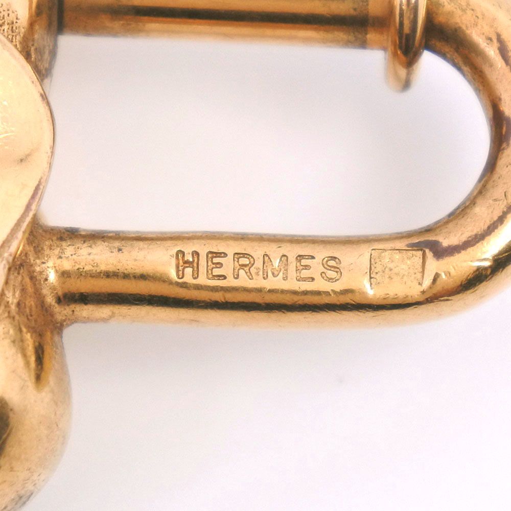 HERMES】エルメス 金メッキ ゴールド レディース チャーム - メルカリ