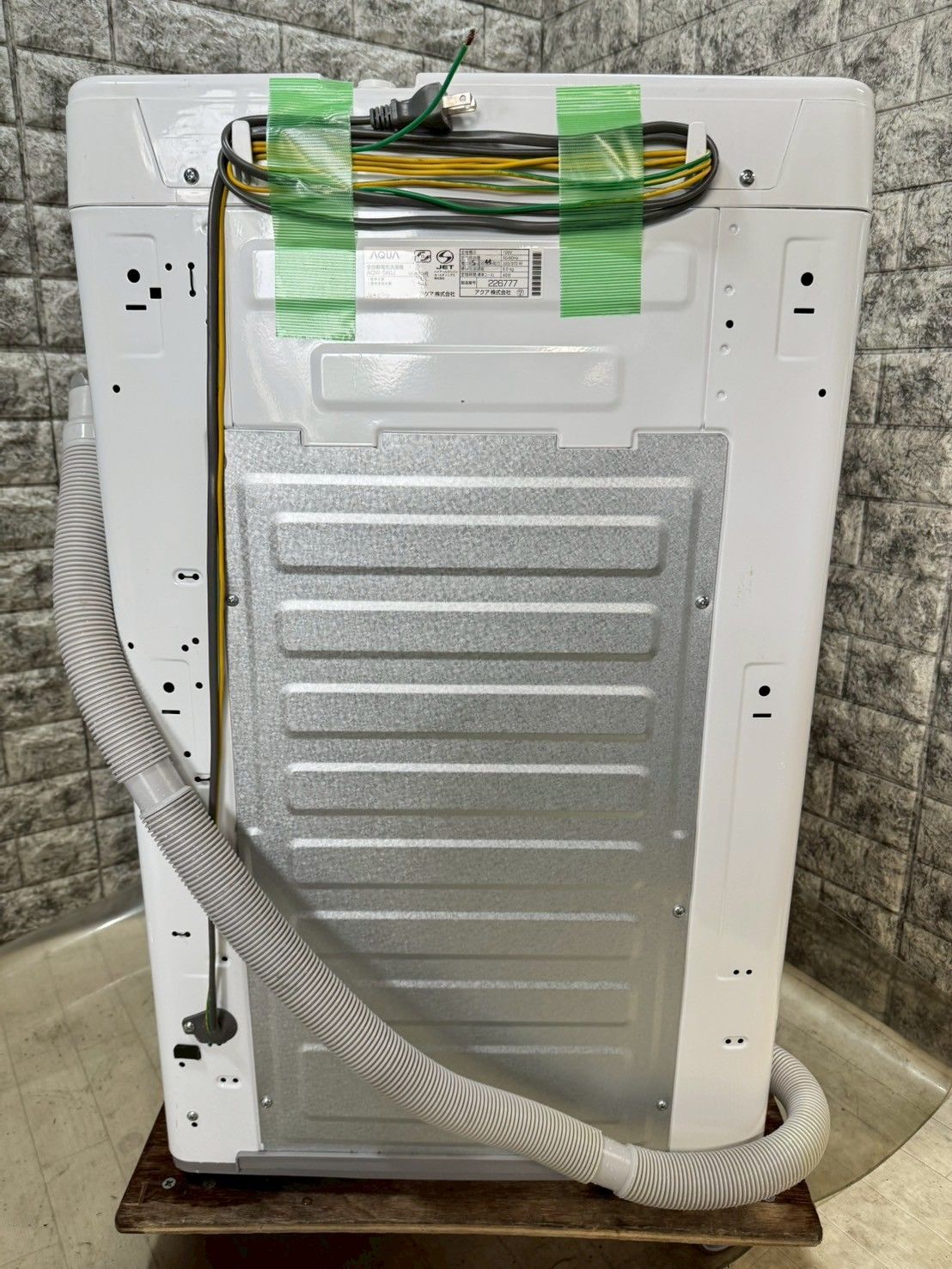 大阪送料無料☆3か月保障付き☆洗濯機☆アクア☆6kg☆2021年☆AQW-S60J