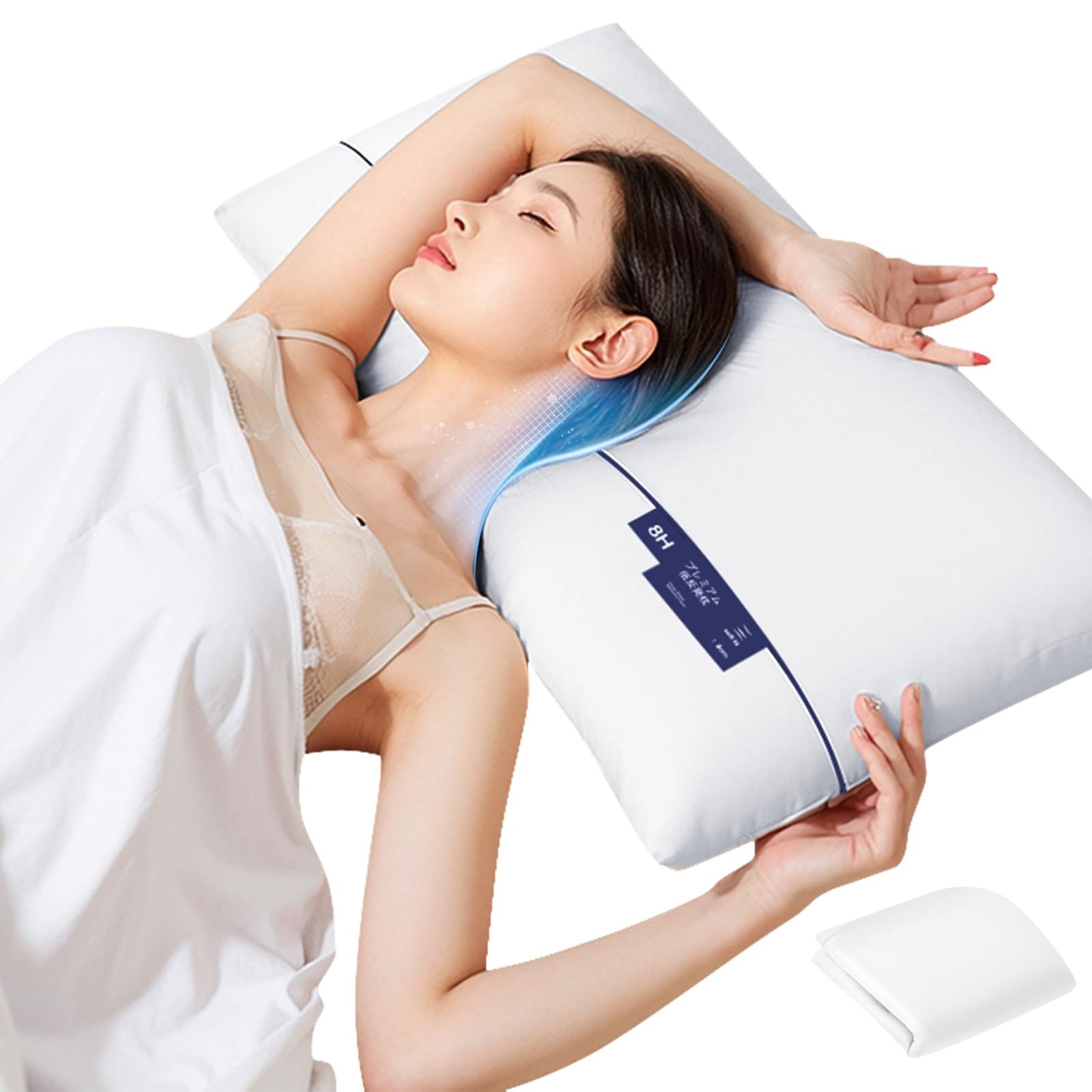 仰向き 横向き 通気性 よく眠れる マクラ 体圧分散 耐圧分散 安眠枕 弾力性 pillow カバー洗濯可 まくら 頭が安定し 首が痛くならない ゼロ圧力 首や肩の負担にならない 面積の広い枕 ギフト 