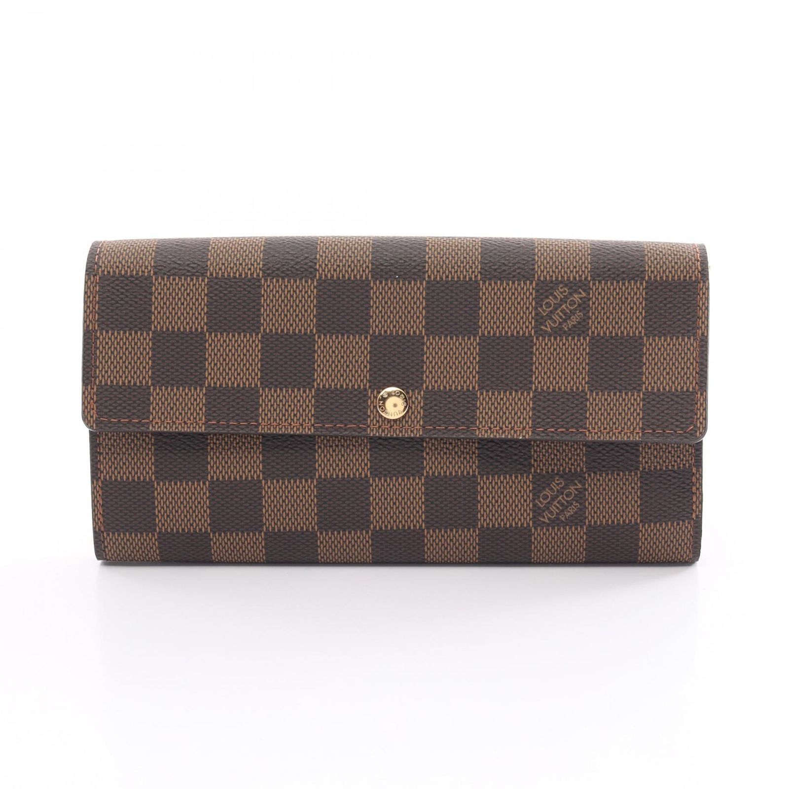 ルイ ヴィトン LOUIS VUITTON 二つ折り長財布 ポルトフォイユ サラ N61734 ローズバレリーヌ PVCコーティングキャンバス レザー ポルトフォイユ サラ レディース Used A