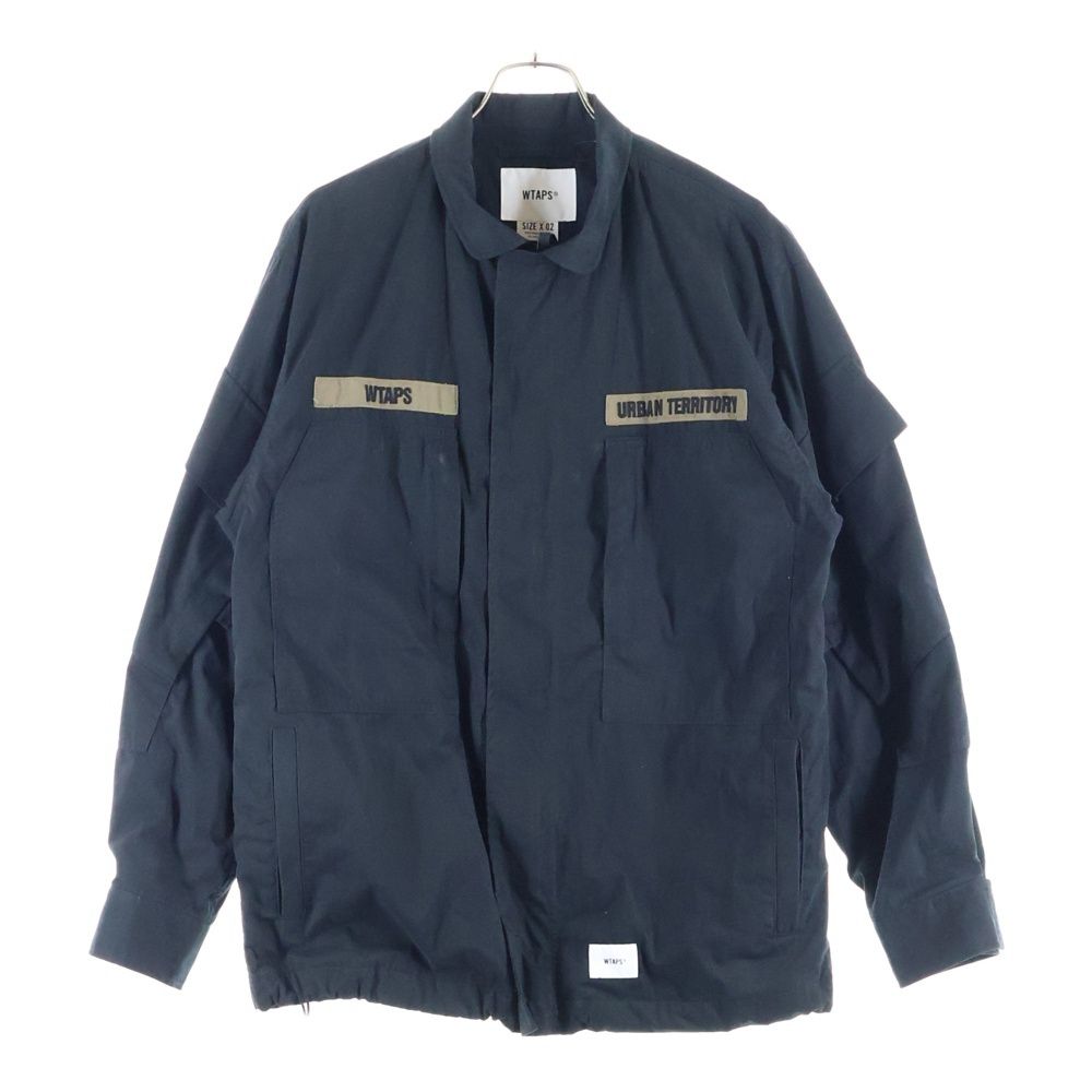 WTAPS ダブルタップス 21SS NYCO TUSSAH D90 ミリタリー フィールドジャケット ブラック 211WVDT-JKM01