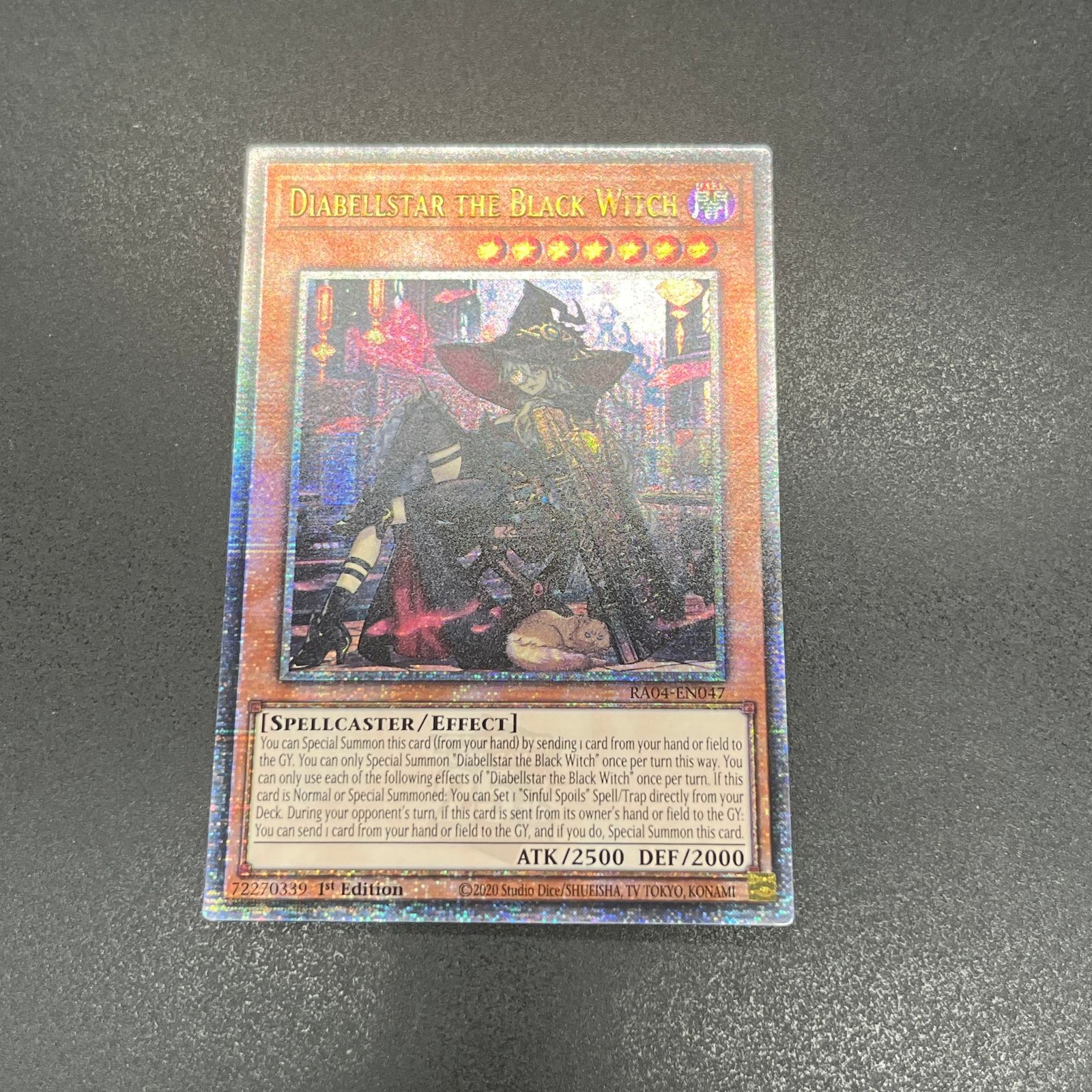 遊戯王 黒魔女ディアベルスター EU版(英語) 25th てろ クオシク
