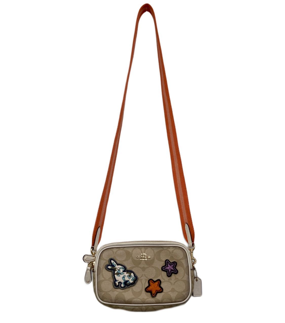 COACH ワッペンショルダーバッグ 希少✨完売品 コーチ ショルダーバッグ レザー 2way ワッペン