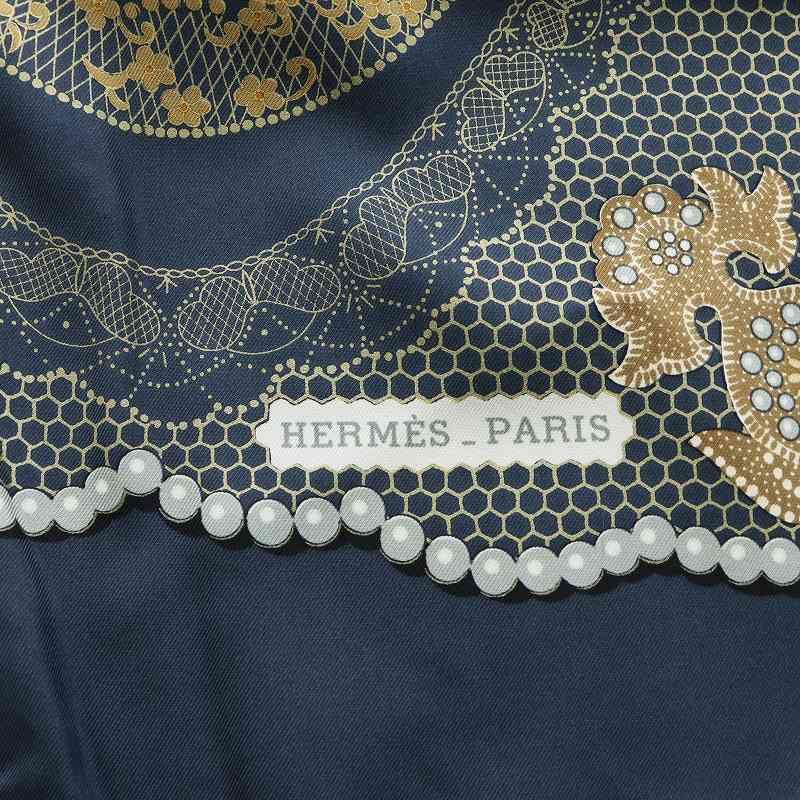 ▲希少柄/美品 エルメス カレ90 Doigts de Fee 妖精の指スカーフ エルメス カレ90 Doigts de Fee 妖精の指 スカーフ シルク
