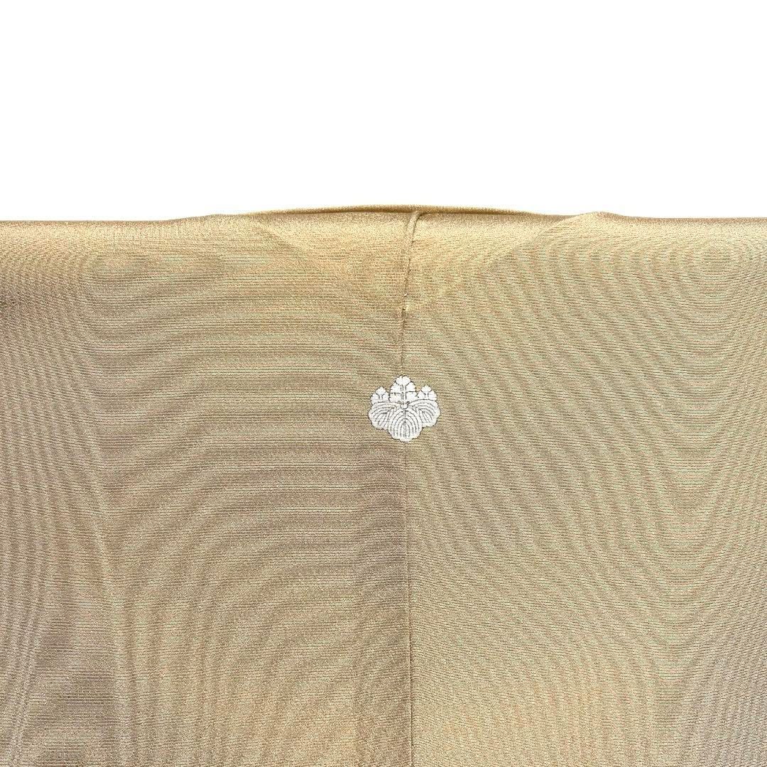 未着用 色留袖 五つ紋 金駒刺繍 金彩 鶴 松竹梅 波 芝草 着物