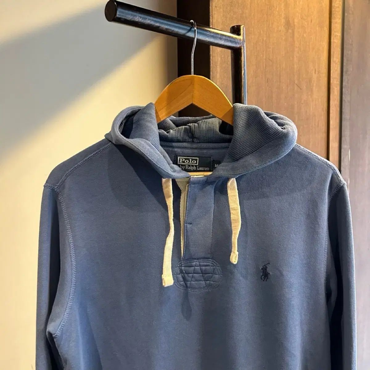 【雷市場（ポンジャン）商品韓国直送】 12388 ー ポロ Ralph Lauren(ラルフローレン) ラグビー フード付きTシャツ