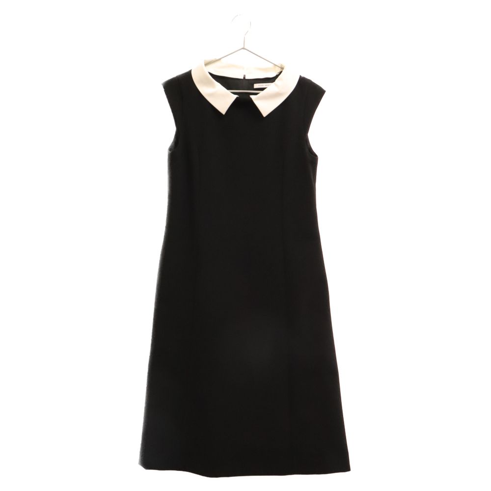 FOXEY 黒 レース 襟付き ノースリーブワンピース tocco closet（トッコ クローゼット）の「取り外し可能なレース