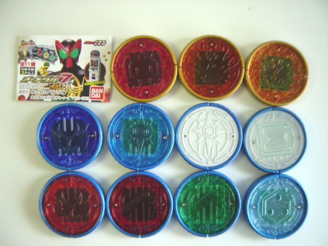 大学生協 割引 ☆Hge12RT仮面ライダーオーズ000オーメダル7フルコンプ11種 仮面ライダー