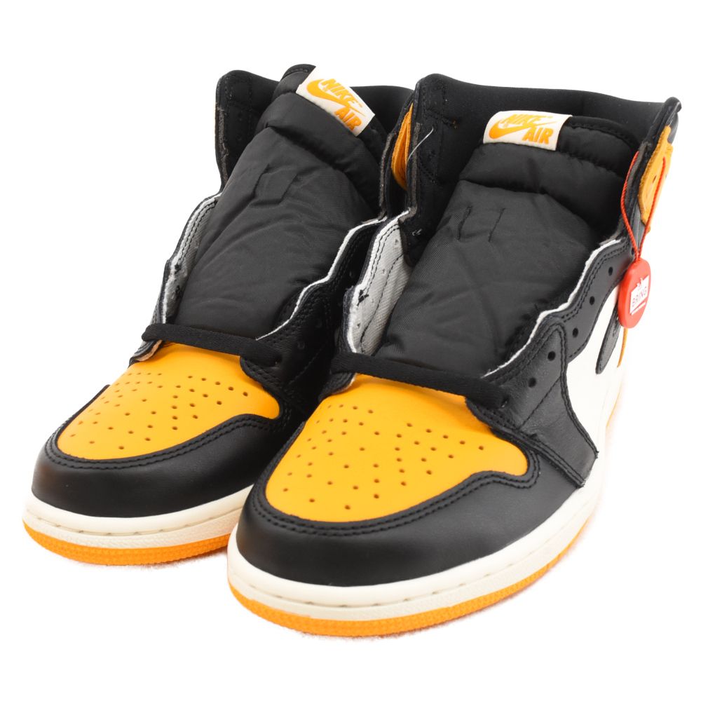 NIKE (ナイキ) AIR JORDAN 1 RETRO HIGH OG Taxi エアジョーダン1 ハイ OG タクシー ハイカットスニーカー  イエロー/ブラック US10/28cm 555088-711 - メルカリ