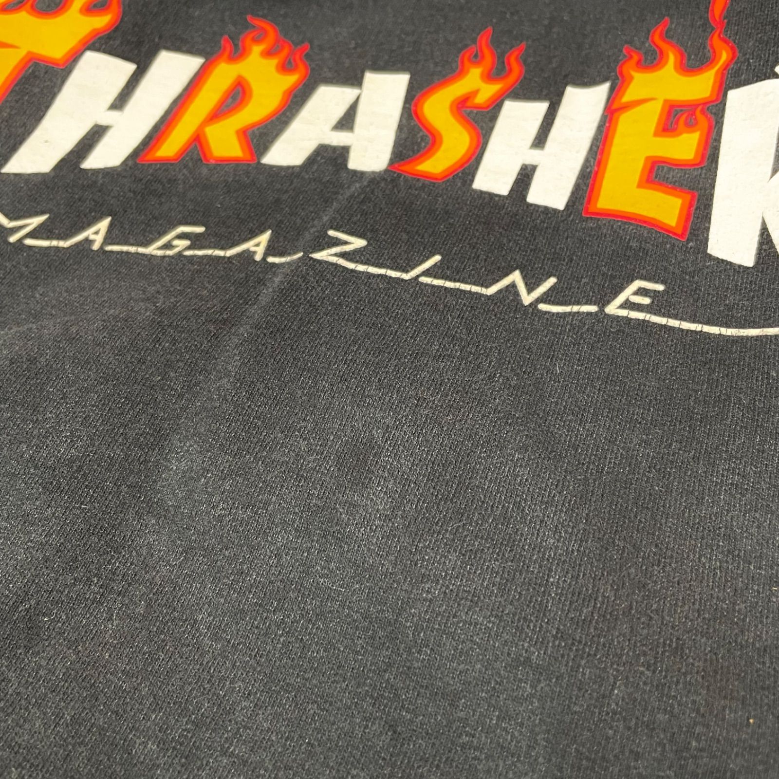 2000年代 スペードタグ THRASHER パーカー S スラッシャー フレイムス 