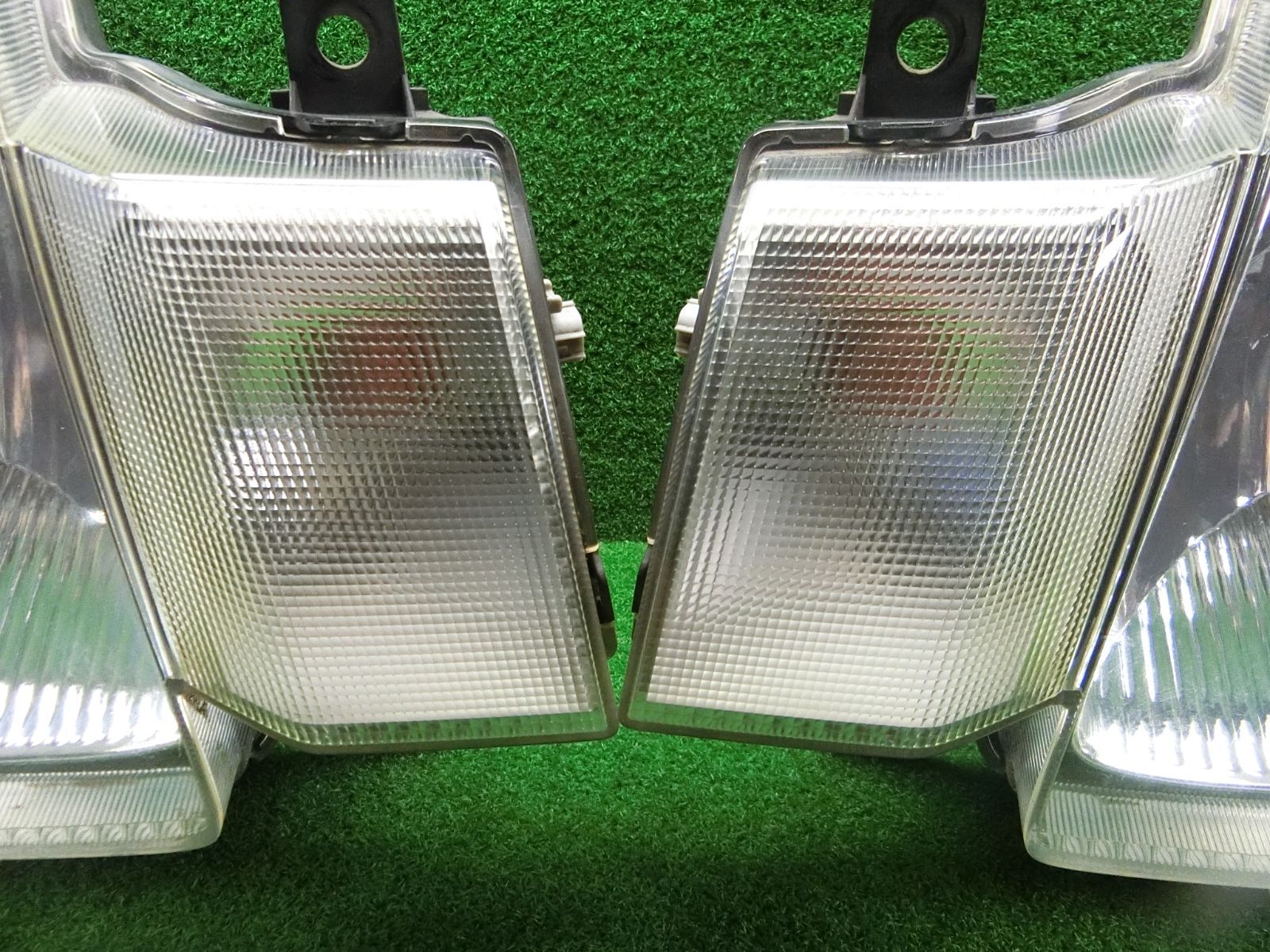 11289 コーティング済 スズキ アルトバン HA24V ヘッドライト 左右セット STANLEY P4800 研磨済 破損なし レベライザー 済