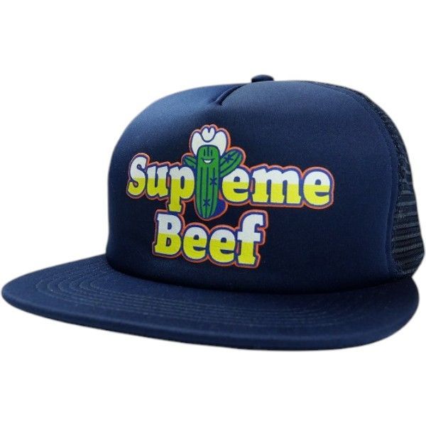 Size フリー SUPREME シュプリーム 25SS Beef Mesh Back 5-Panel Navy キャップ 紺 品-非常に良い 20825341