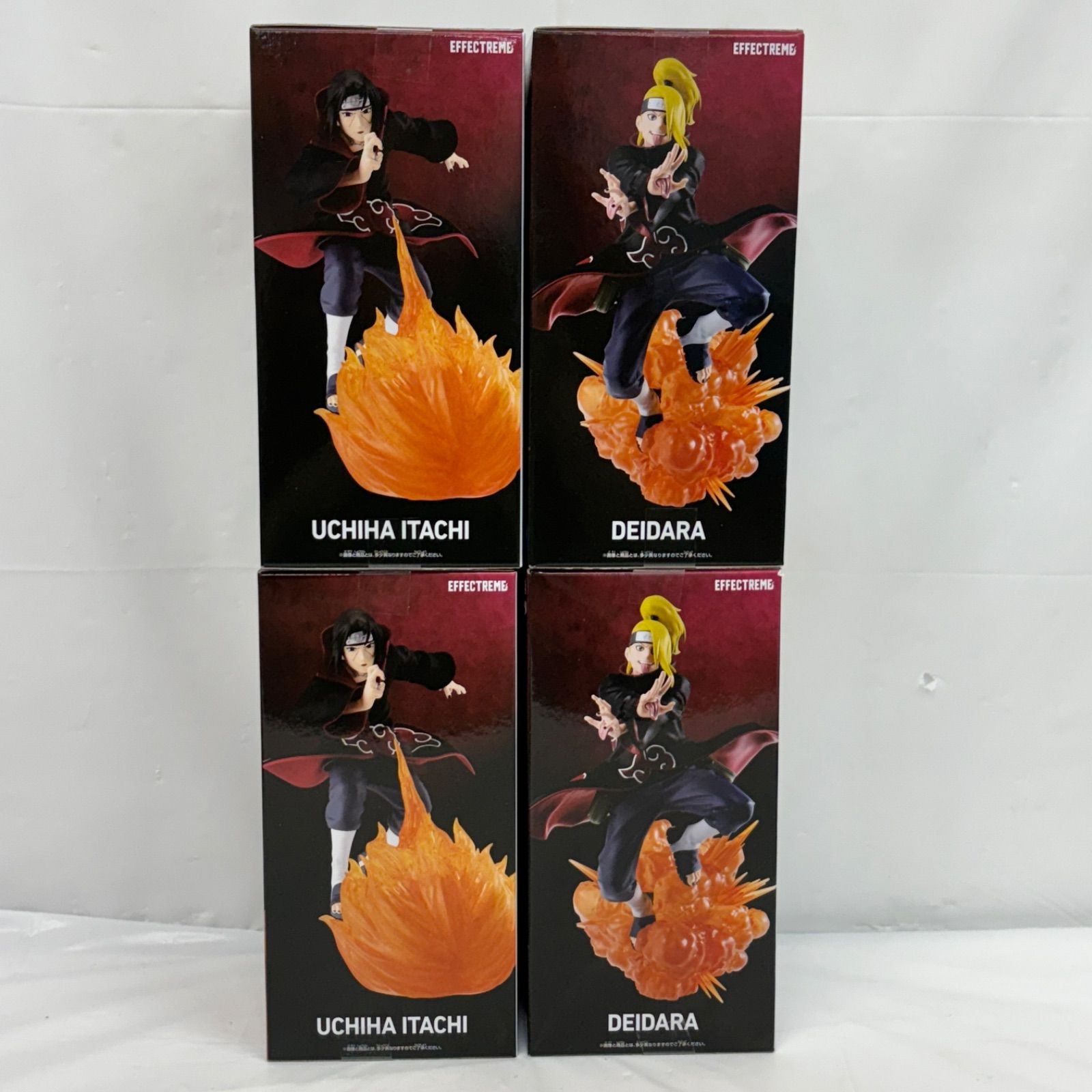 未開封 NARUTO-ナルト- 疾風伝 EFFECTREME 4個セット うちは