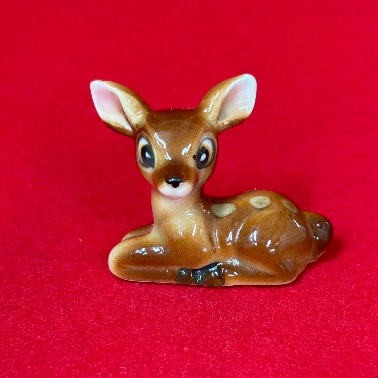 昭和レトロ バンビ 鹿 親子 置物 ヴィンテージ / 内藤ルネ 宇山あゆみ