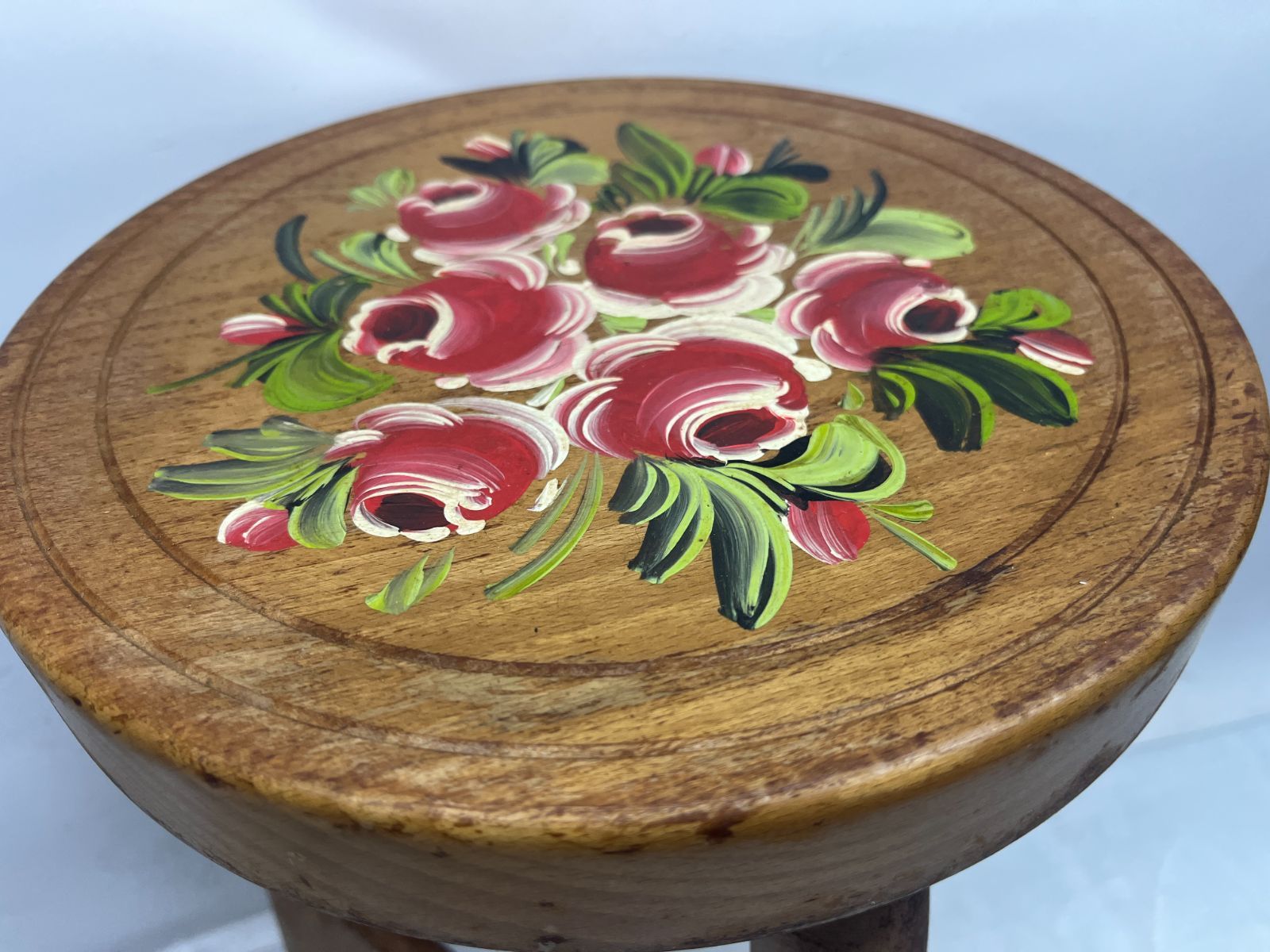 アンティーク レトロ イタリア製 上品 おしゃれ 花台 スツール 木製 10c29