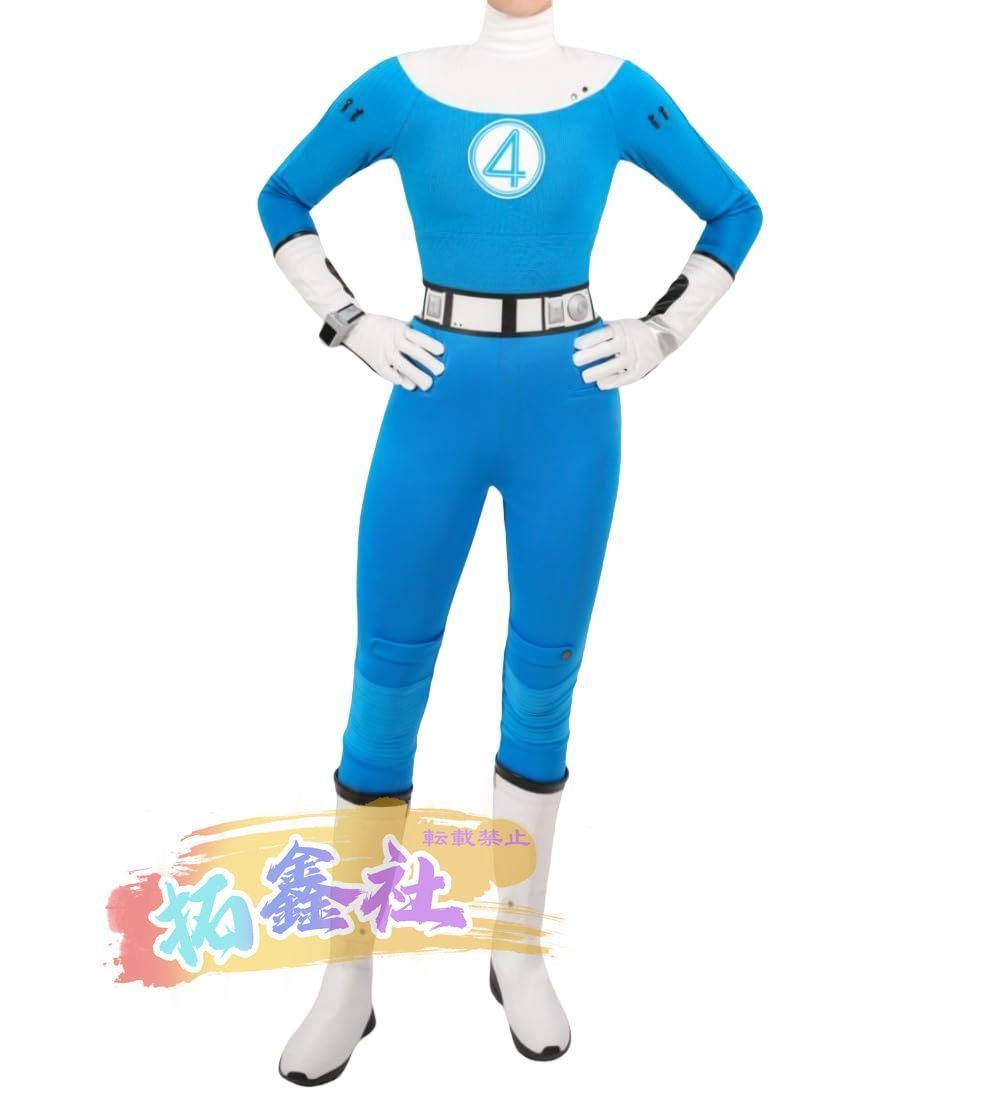 コスプレ衣装 インビジブル?ウーマン レディース Invisible Woman cosplay ステージ服 文化祭 ハロウイン クリスマス 学園祭 撮影