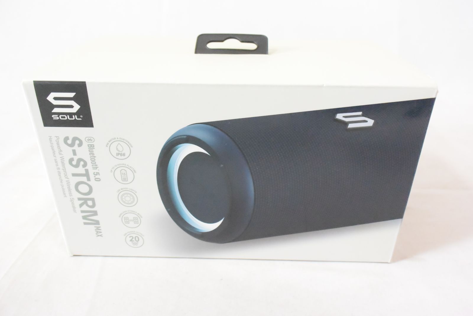 新品　SOUL ソウル　ブルートゥーススピーカー IPX6防水　ブラック 新品 SOUL ソウル ブルートゥーススピーカー IPX6防水 ブラック