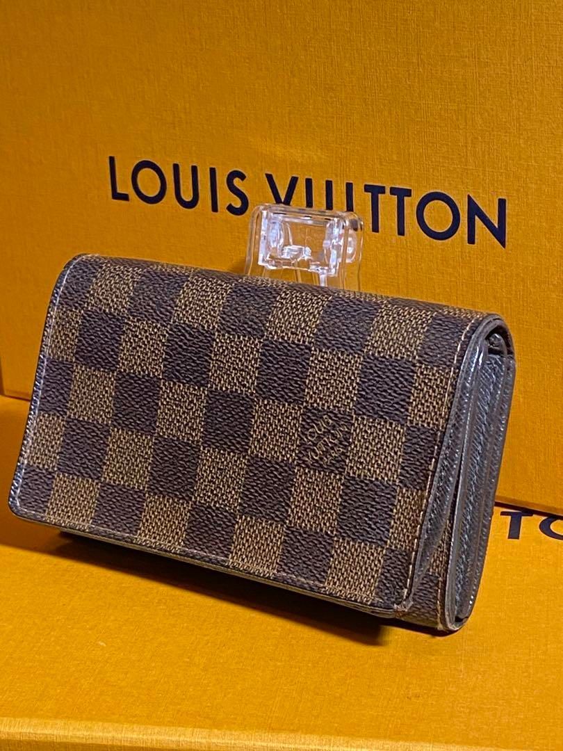 LOUIS VUITTON ダミエ エベヌ ポルトフォイユ トレゾール ダミエ ポルトフォイユ・トレゾール 詳細情報とお値段 【ルイ