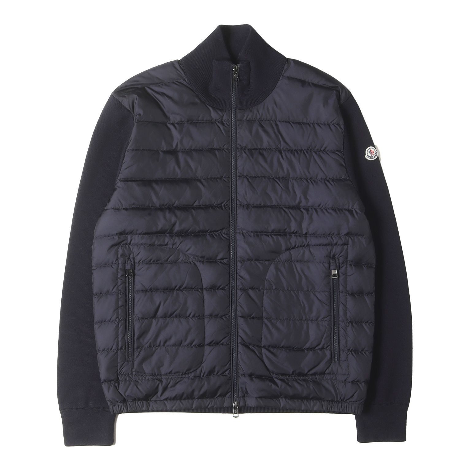 MONCLER モンクレール ジャケット ネイビー 紺 サイズ:XL | ニット 