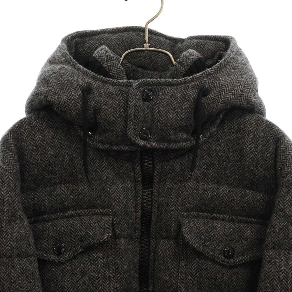 MONCLER (モンクレール) 14AW FLORIAN GIUBBUTTO フローリアン ヘリンボーン ウール ダウンジャケット グレー 220914192700