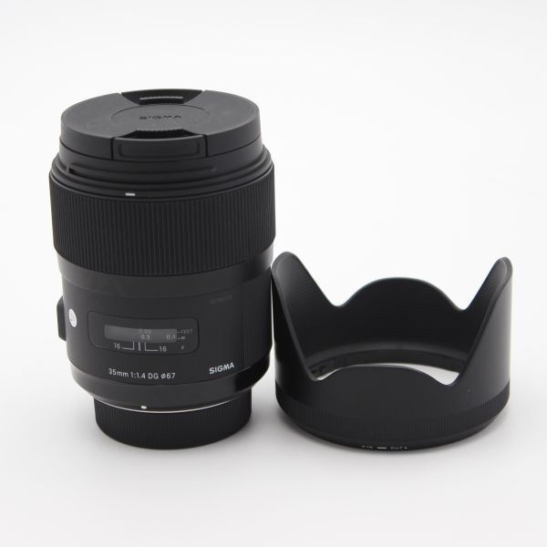 SIGMA Nikon Fマウント レンズ 35mm F1.4 DG Amazon.com : Sigma 35mm F1.4 Art DG HSM Lens for Nikon, Black, 3.7