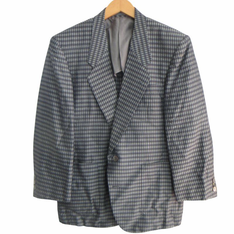 LANVIN ネイビー テーラードジャケット サイズ44 LANVIN ネイビー テーラードジャケット サイズ44