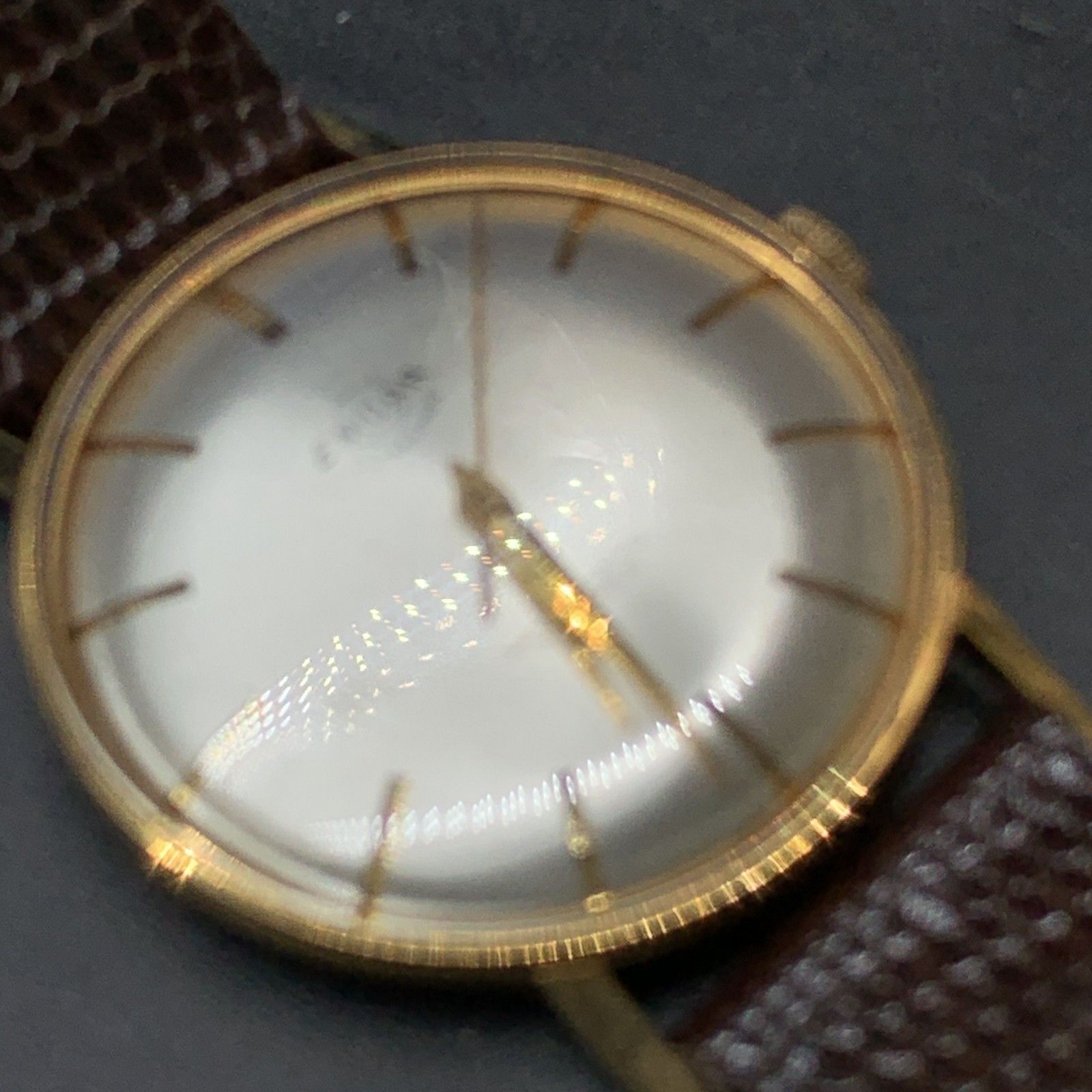 P 433 可動 ENICAR エニカ ウルトラソニック ラウンド メンズ 腕時計 手巻き ヴィンテージ