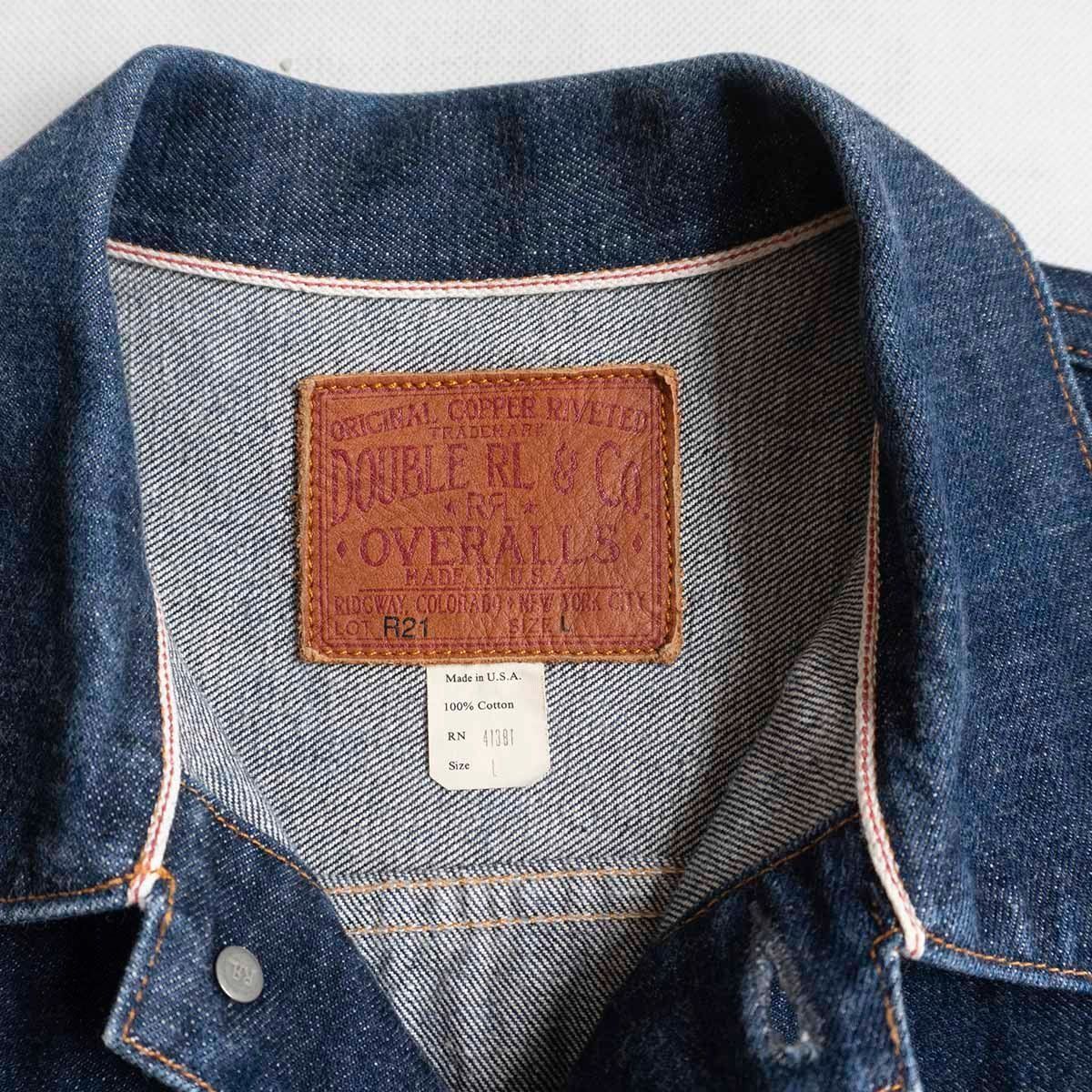 美品】RRL 【TYPE2 RIGID DENIM JACKET】【アメリカ製】L デニムジャケット セカンド インディゴ Gジャン 2311143  - メルカリ