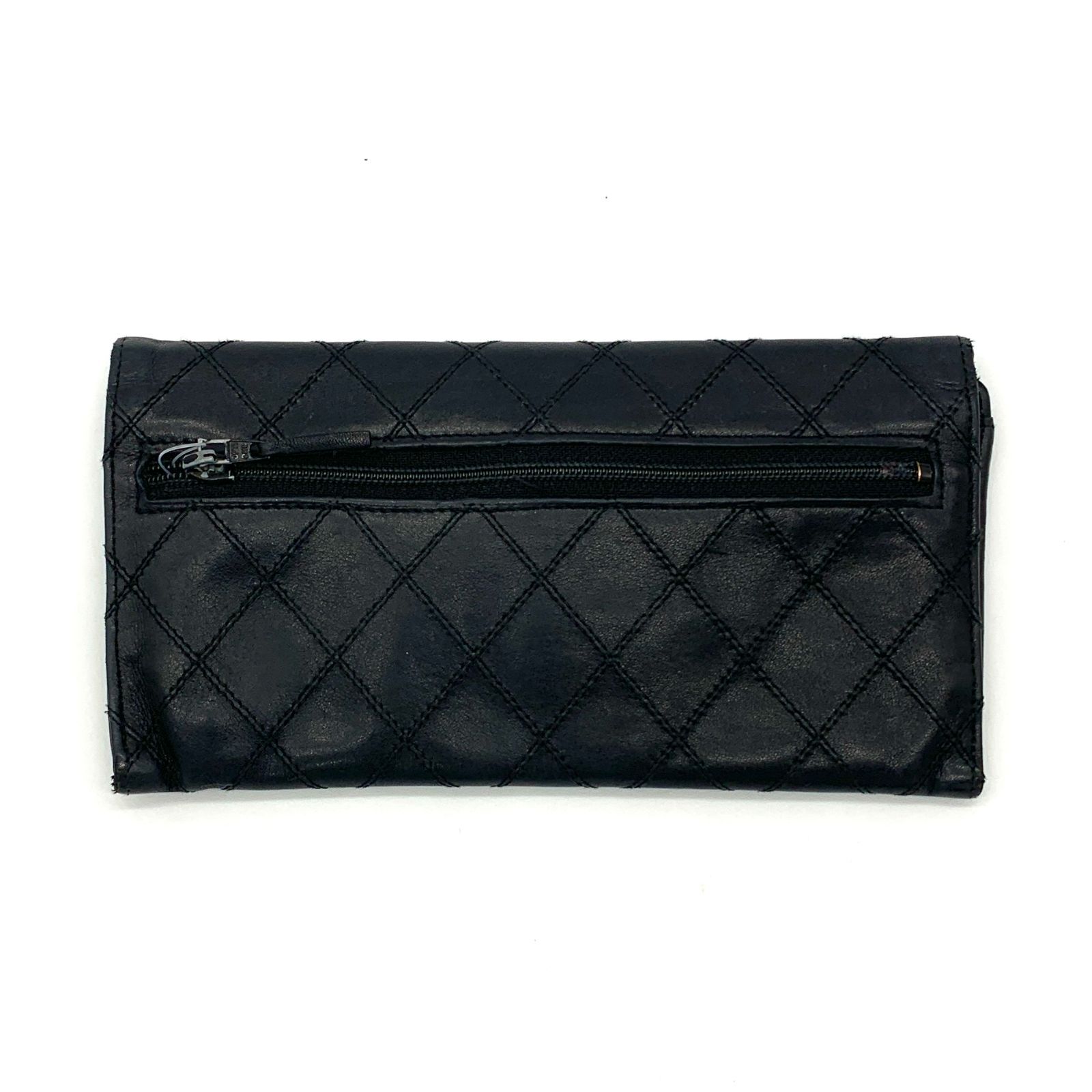 ▽CHANEL ビコローレ 長財布 ブラック レザー ウォレット - メルカリ