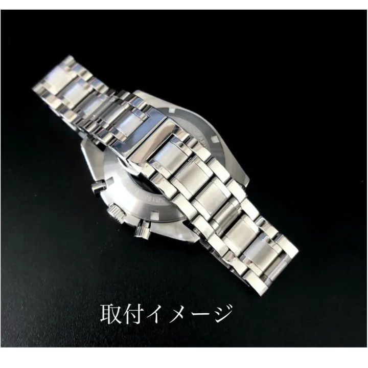 21mm 腕時計 ステンレス ブレスレット シルバー フラットエンド【対応 
