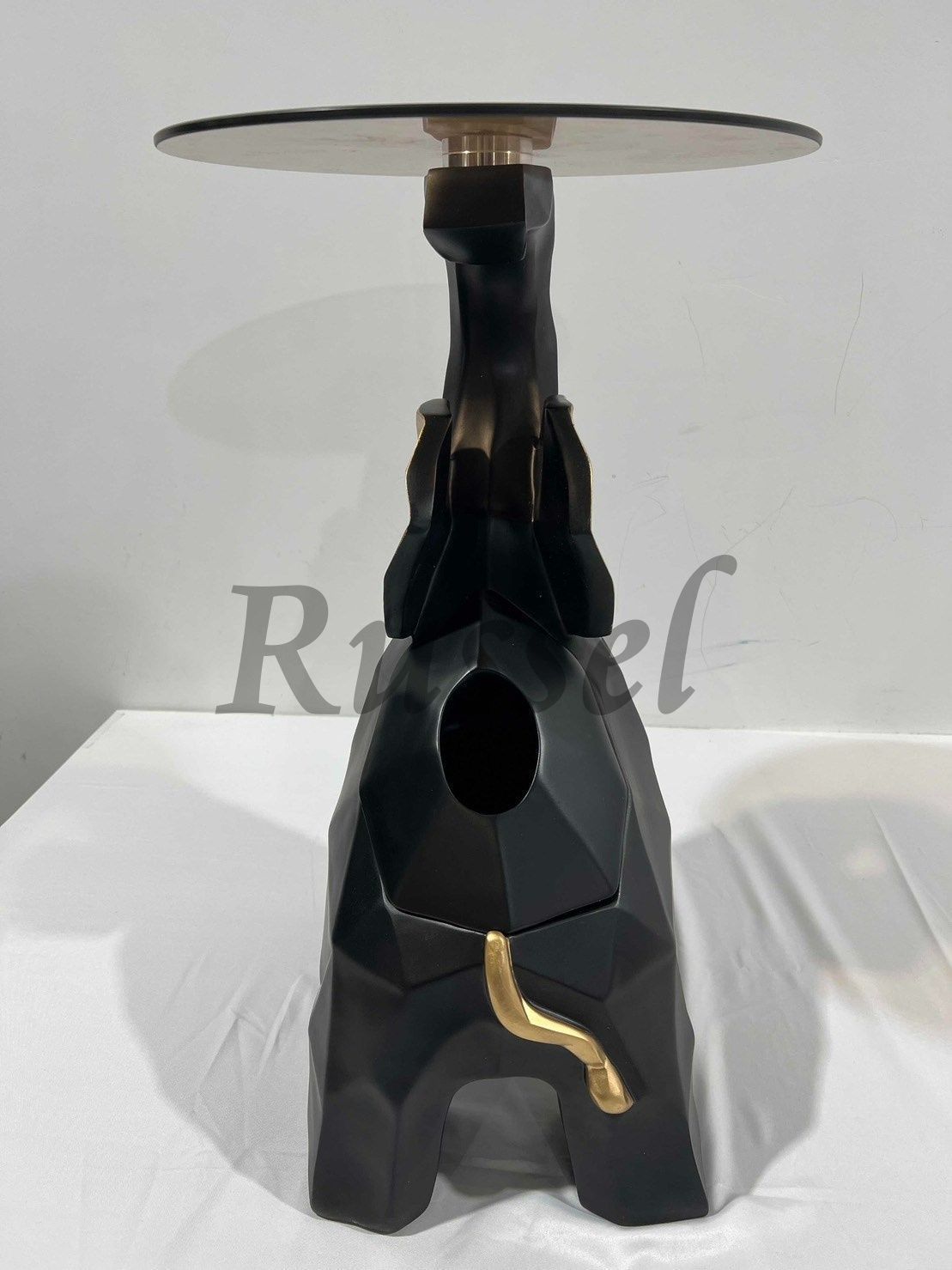 北欧風なゾウの形テーブル リビングルーム用 収納 オブジェ サイドテーブル 家具 インテリア 小物置き トレイ エレファント MARWIL-DEMENAGEMENTS_CH