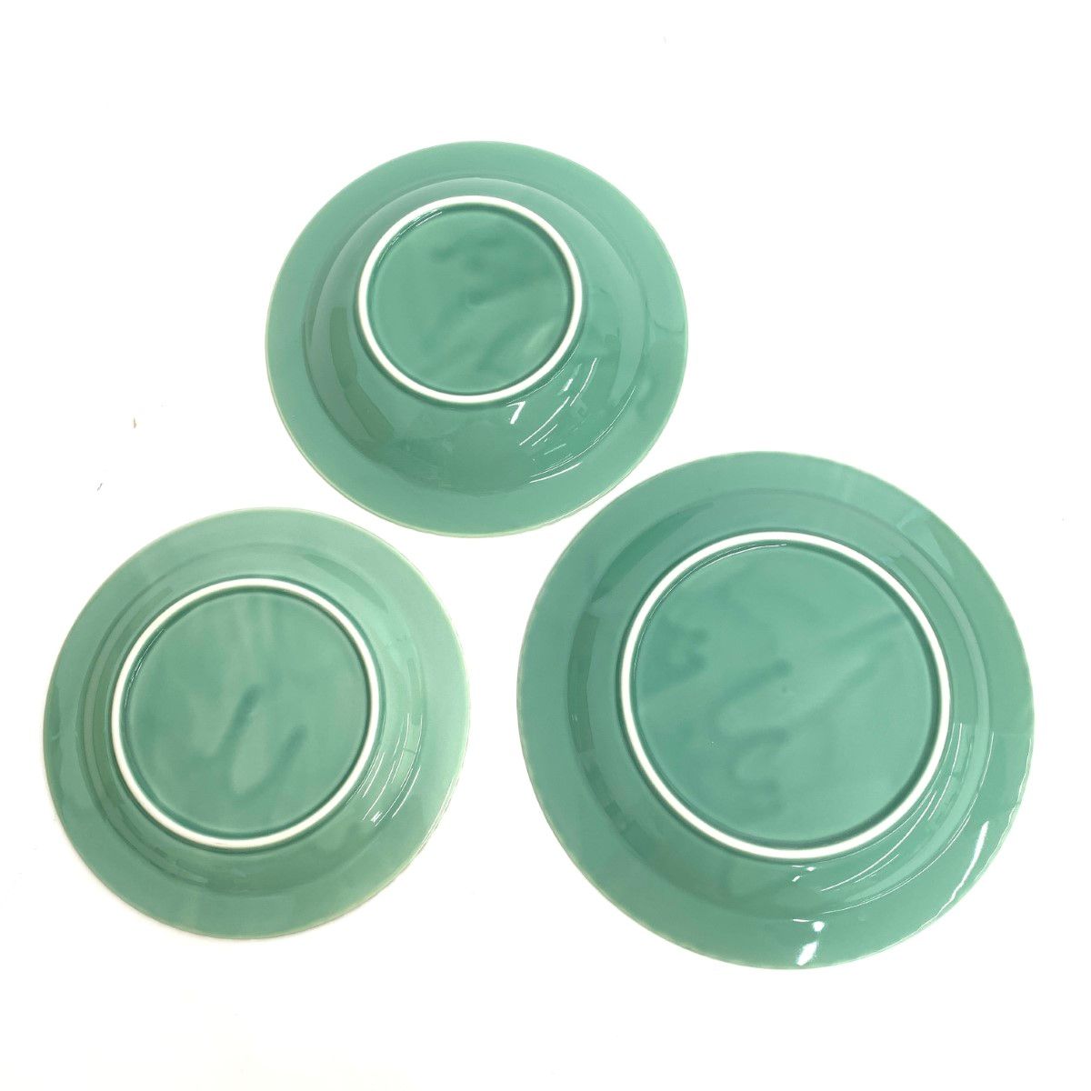 ブロウグリーンの皿18枚セット ブロウグリーンの皿18枚セット