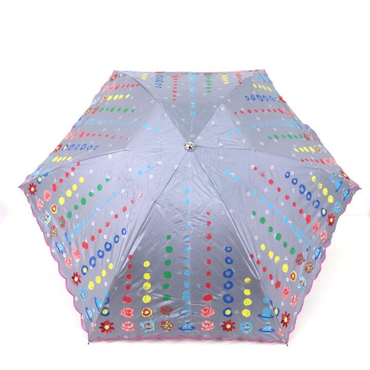 英国 Vivienne Westwood 黄土色×ステッキハンドルの折りたたみ傘