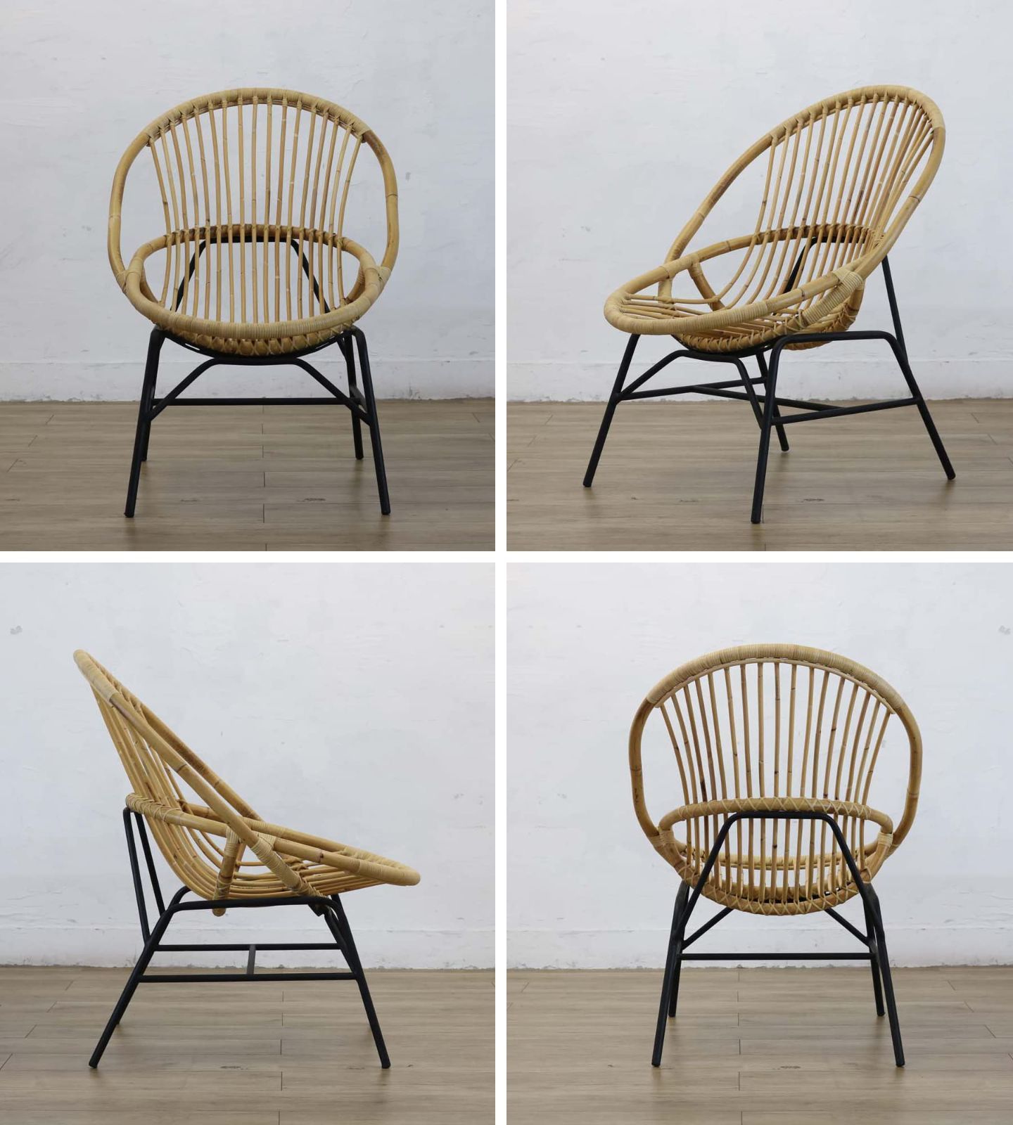 サンフラワーラタン C5901NX ラタン パーソナルチェア カフェ椅子 サン