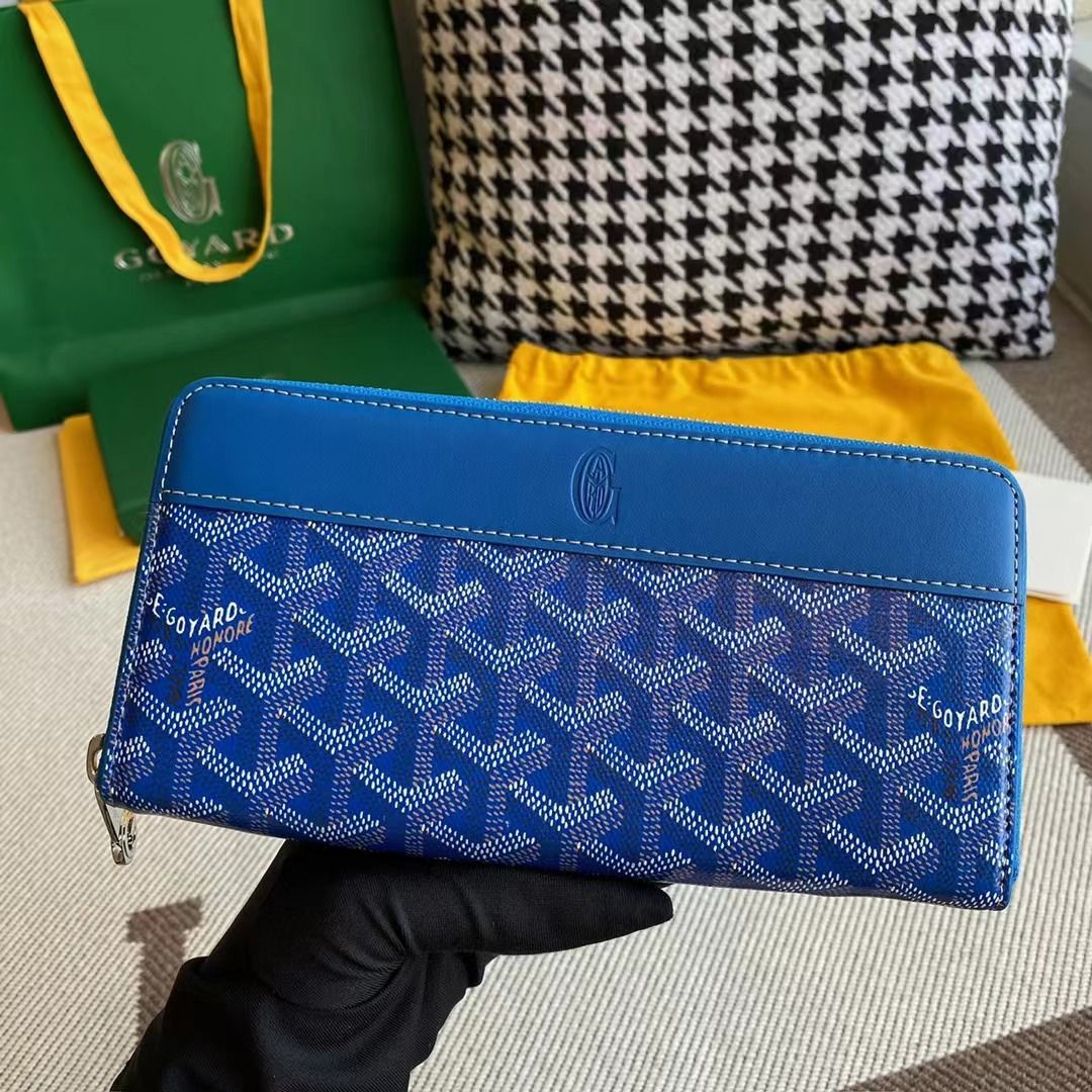 新品✨GOYARD マティニョン GM ウォレット 長財布 ネイビーブルー 