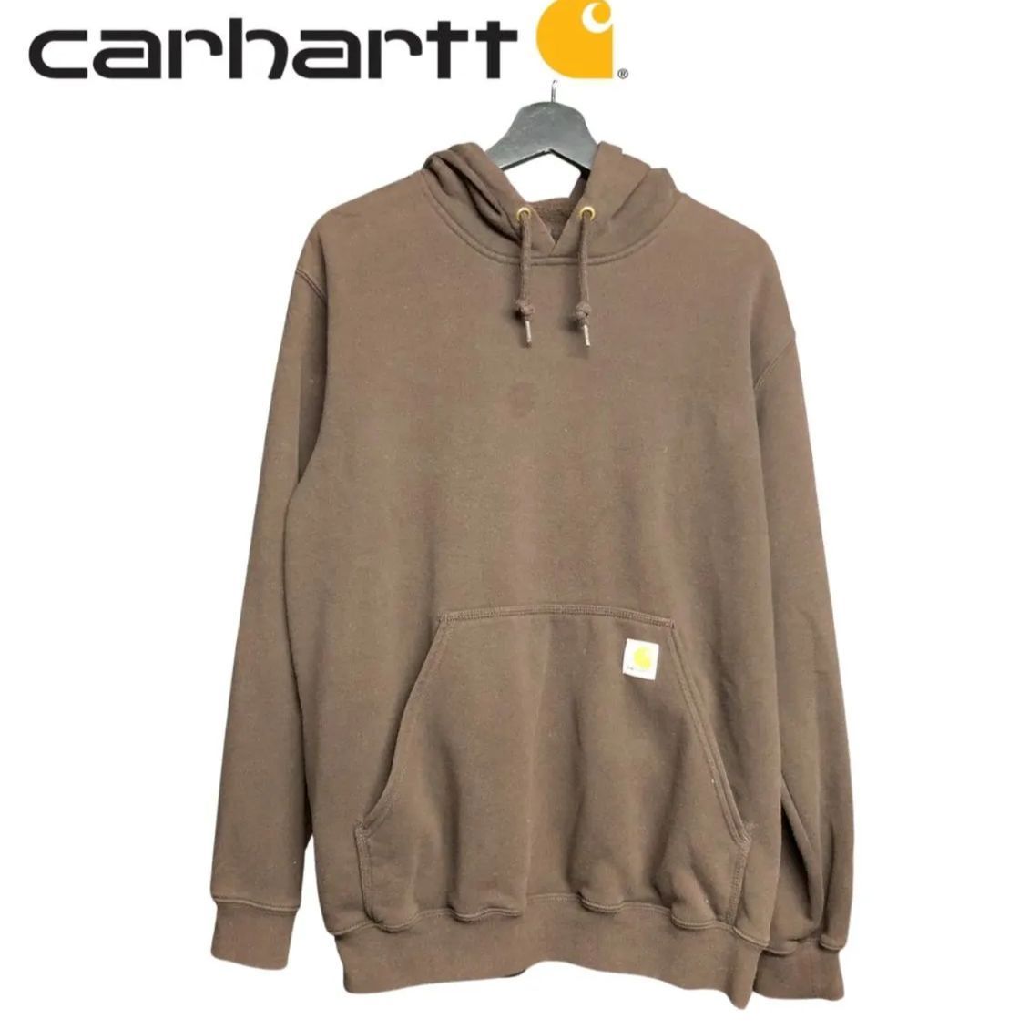 Carhartt カーハート ロゴ パーカー メキシコ プルオーバー ブラウン Carhartt カーハート ロゴ パーカー メキシコ プルオーバー ブラウン