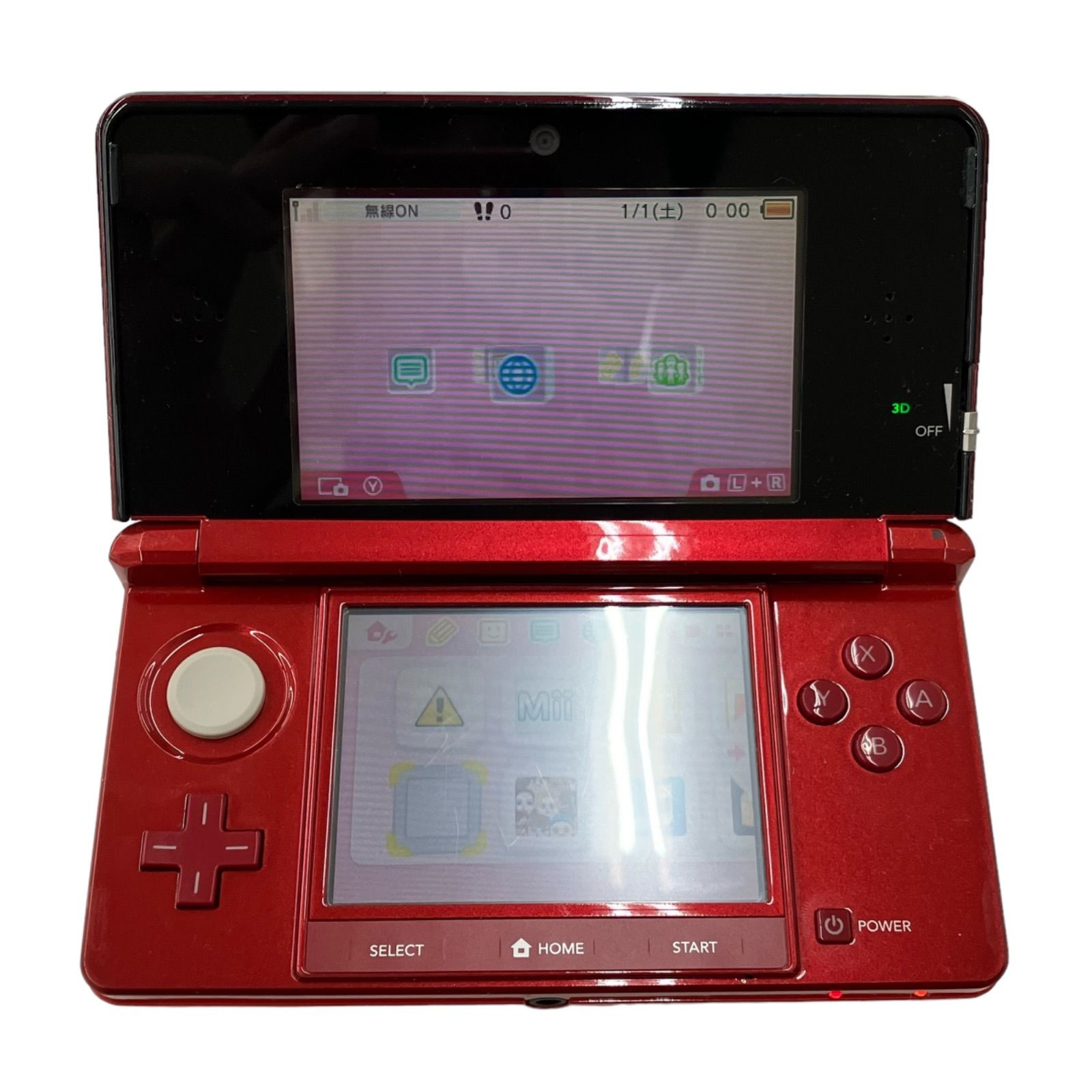 ニンテンドー3DS フレアレッド➕3DSソフト2枚 ニンテンドー3DS フレアレッド➕3DSソフト2枚 (ニンテンドー3DS