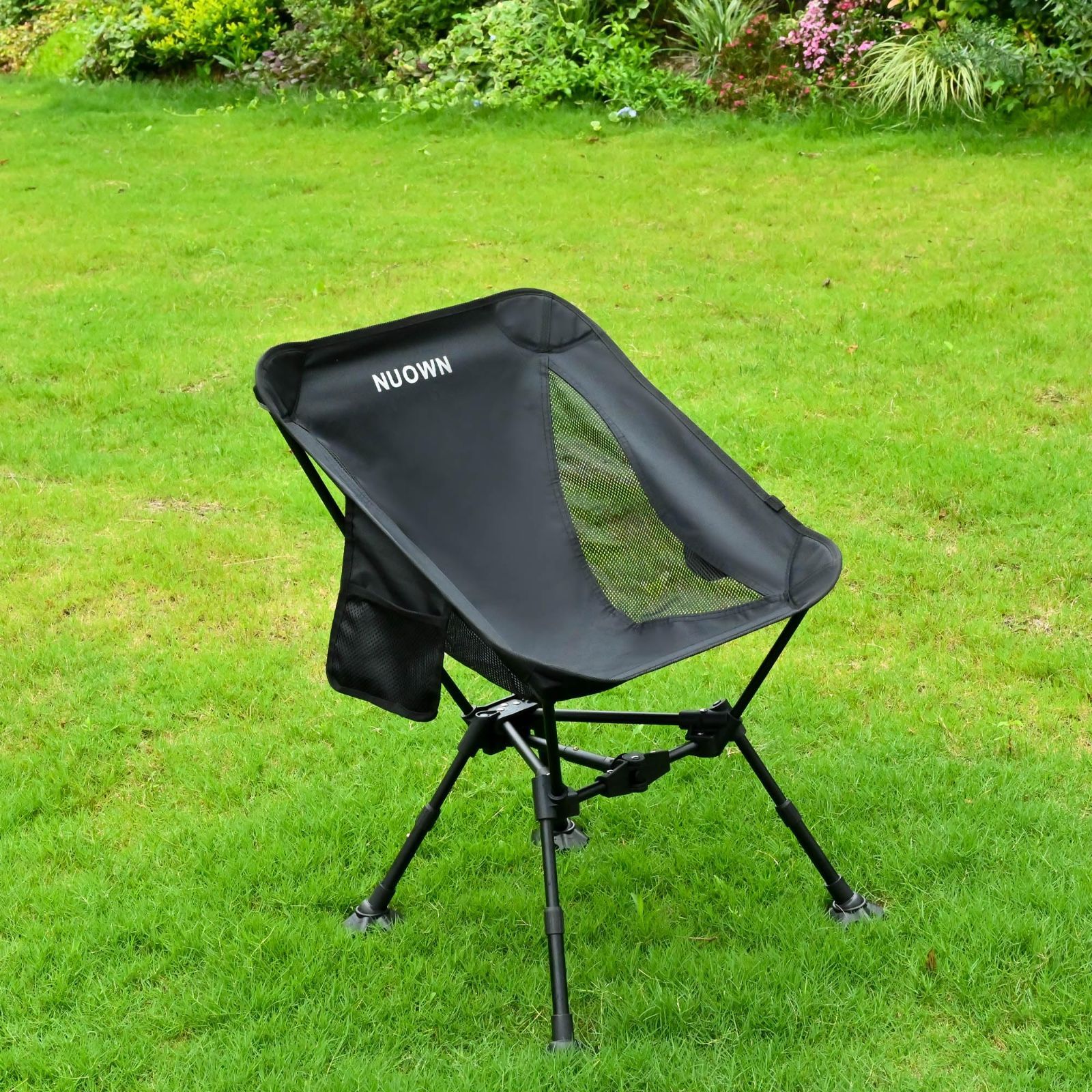 折りたたみ式アウトドアチェア 黒 TNFキャンプチェアスリム（NN32318