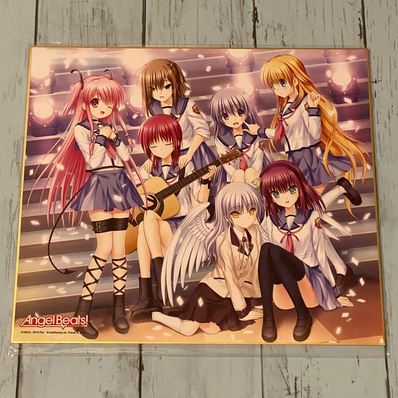 Angel Beats! 色紙 ５種セット ピカットアニメ ガラガラくじ - メルカリ