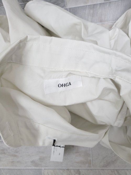 ◇ ◎ ○未使用○ OHGA オーガ 七分袖 シャツ ブラウス サイズF