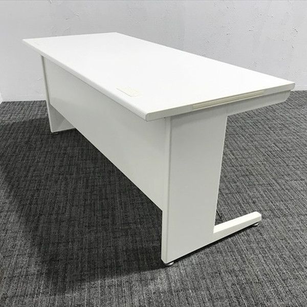 平デスク VILLAGE VD 引出し付 オフィスデスク W1600 オカムラ ネオホワイト