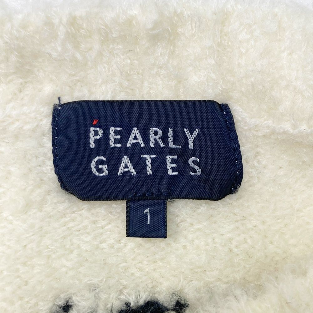 サイズ 1 PEARLY GATES パーリーゲイツ ウール混 ニットセーター 星 ホワイト系 240101539354 ゴルフウェア レディース ストスト LLC-HASEGAWATOSO_COM